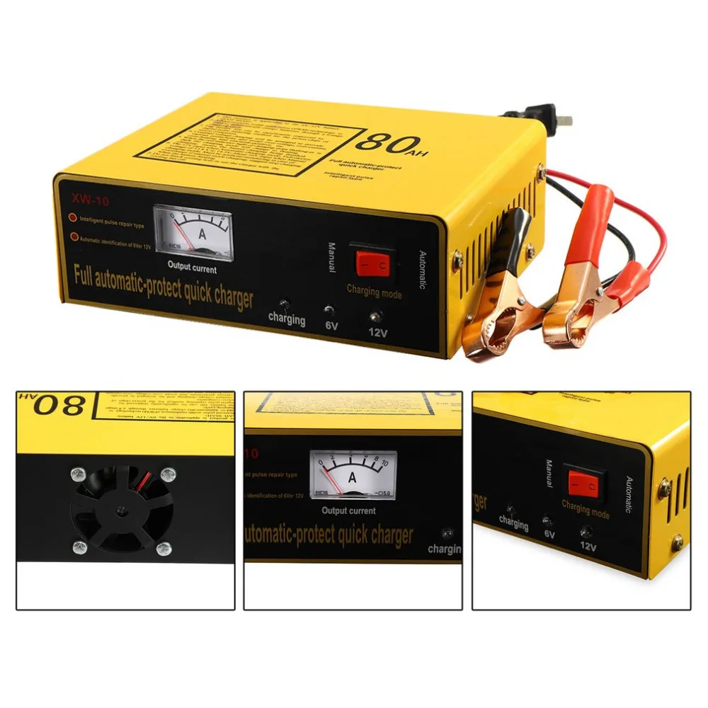 Professional 140W Full Automatic-protect Quick Charger 6V/12V 80AH Automatic Intelligent Car Battery Charger Negative Pulse Hot
Professional 140W Full Automatic-protect Quick Charger 6V/12V 80AH Automatic Intelligent Car Battery Charger Negative Pulse Hot