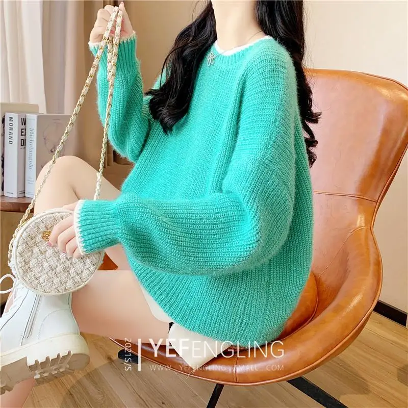 Vintage Sweaters Women Pullover 2022 Autumn Winter Jumpers Korean Style Loose Pullover Chic Casual Loose Sweaters Femme A91
Vintage Sweaters Women Pullover 2022 Autumn Winter Jumpers Korean Style Loose Pullover Chic Casual Loose Sweaters Femme A91