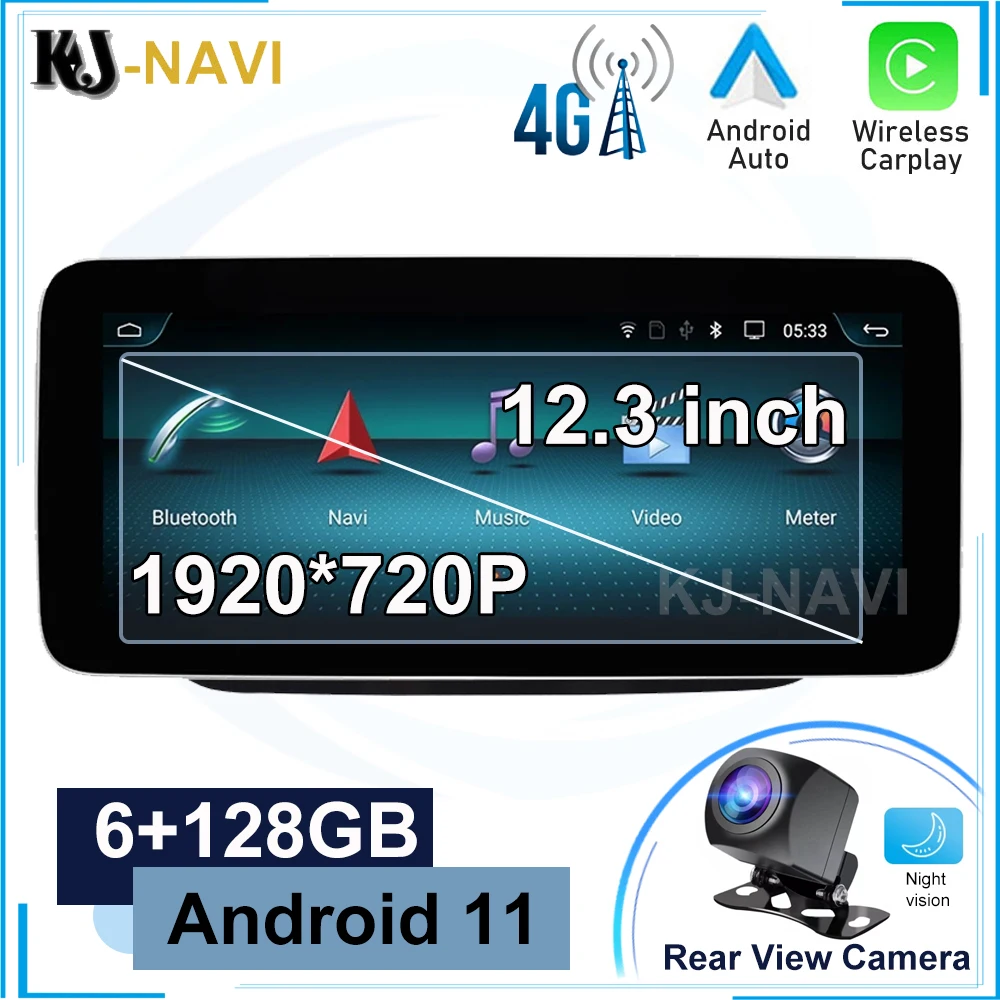12.3"Car Radio Stereo GPS Navigation Video Android 11 For Mercedes Benz B-class W246 B180 B200 B220 B250 B260 W245 2013 - 2018
12.3"Car Radio Stereo GPS Navigation Video Android 11 For Mercedes Benz B-class W246 B180 B200 B220 B250 B260 W245 2013 - 2018
