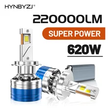HYNBYZJ 620W 220000LM H7 H4 H11 LED Headlight High Power Canbus H1 H8 H9 9005 HB3 9006 HB4 9012 HIR2 Turbo Lamp 6000K Car Light