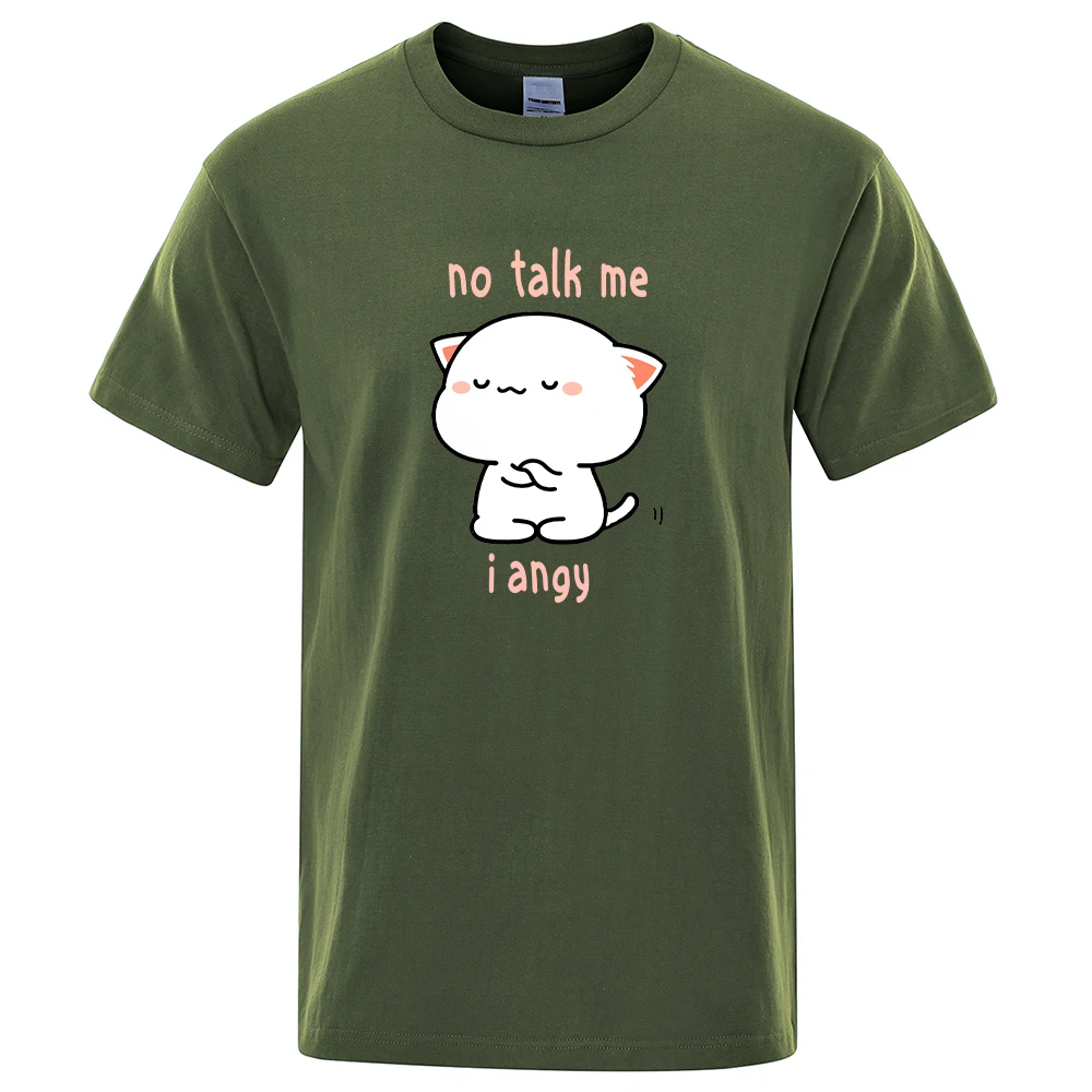Tsundere Cat No Talk Me Im Angy Male T Shirt Comfortable Sweat T-Shirts Summer Cotton Hip Hop Clothing Pattern Loose Men Clothes
Tsundere Cat No Talk Me Im Angy Male T Shirt Comfortable Sweat T-Shirts Summer Cotton Hip Hop Clothing Pattern Loose Men Clothes