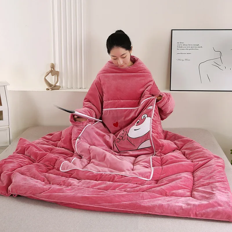 Double velvet strawberry bear multifunctional lazy pillow quilt dual-purpose three-in-one
Double velvet strawberry bear multifunctional lazy pillow quilt dual-purpose three-in-one