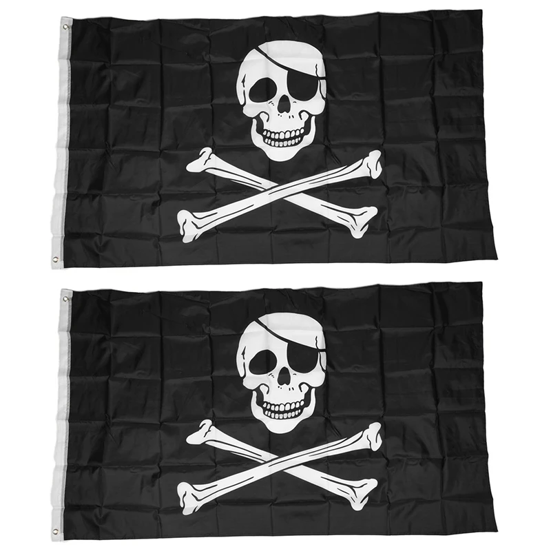 2 шт., флаг пирата, череп и кости
2 шт., флаг пирата, череп и кости