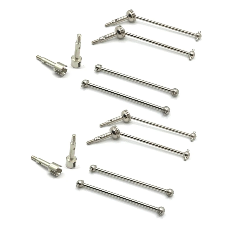 8Pcs Metal Front & Rear CVD Drive Shaft For Wltoys 144001 124018 124019 RC Car Upgrade Parts Accessories
8Pcs Metal Front & Rear CVD Drive Shaft For Wltoys 144001 124018 124019 RC Car Upgrade Parts Accessories