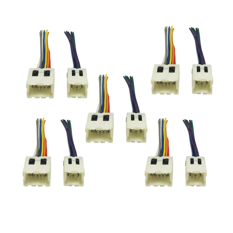 5pcs Car Radio Audio Power Wiring Harness Adapter Plug For Old NISSAN Micra Patrol Skyline Sunny Primera
5pcs Car Radio Audio Power Wiring Harness Adapter Plug For Old NISSAN Micra Patrol Skyline Sunny Primera