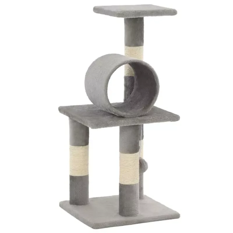 Scratching post for cats with sisal post 65 cm for cat's scratch,perch, hide/climb/ relax cat tree
Scratching post for cats with sisal post 65 cm for cat's scratch,perch, hide/climb/ relax cat tree