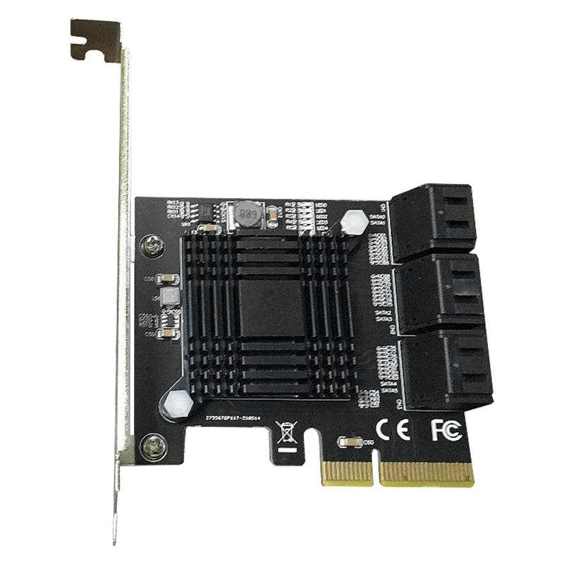 Hard Disk Expansion Card, Pci-E Asm1161 Six-Port Sata 3.0 6Gb/S Channel Expansion Card For Windows/Linux, Etc.
Hard Disk Expansion Card, Pci-E Asm1161 Six-Port Sata 3.0 6Gb/S Channel Expansion Card For Windows/Linux, Etc.