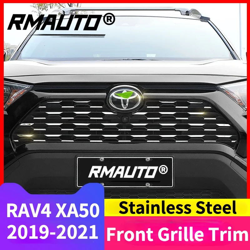 RMAUTO 57Pcs Car Front Grille Trim Garnish Cover Stickers Stainless Steel For Toyota RAV4 XA50 2019-2021 Car Styling Accessories
RMAUTO 57Pcs Car Front Grille Trim Garnish Cover Stickers Stainless Steel For Toyota RAV4 XA50 2019-2021 Car Styling Accessories