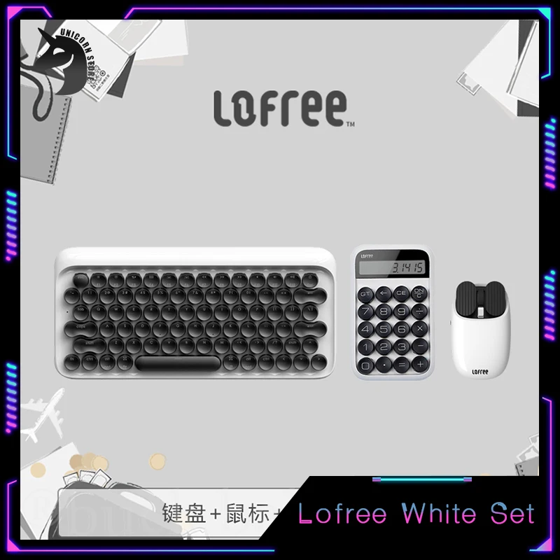 Lofree 79Keys Keyboard Mouse Calculator Series Bluetooth Wireless Gamer Official Set Mini Mouse Laptop Accessories Kit Bo Gifts
Lofree 79Keys Keyboard Mouse Calculator Series Bluetooth Wireless Gamer Official Set Mini Mouse Laptop Accessories Kit Bo Gifts