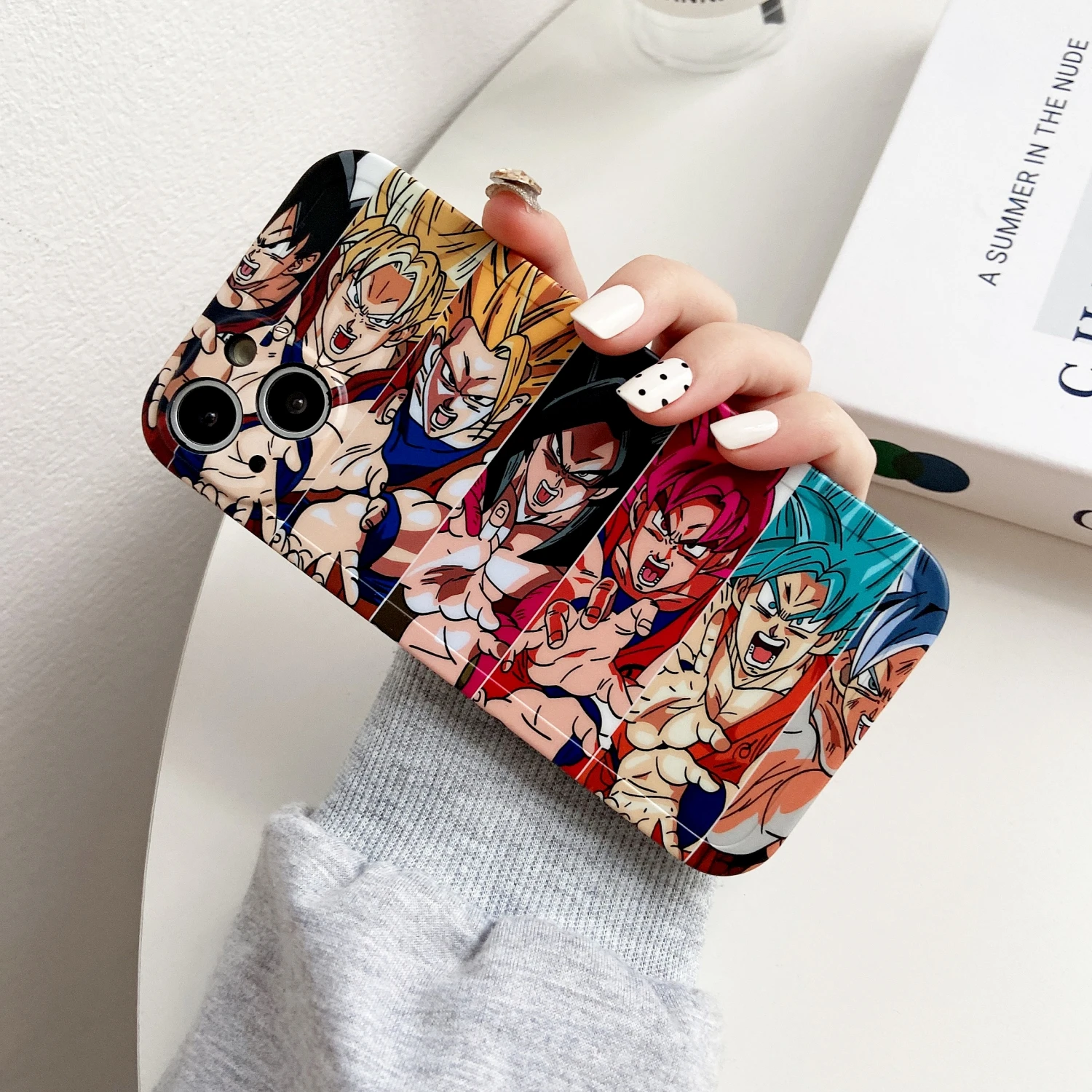 Japan Anime Dragon Ball Goku Phone Cases For iPhone 13 12 11 Pro Max XR XS MAX X 7/8Plus Men And Women Anti-drop Soft Cover Gift
Japan Anime Dragon Ball Goku Phone Cases For iPhone 13 12 11 Pro Max XR XS MAX X 7/8Plus Men And Women Anti-drop Soft Cover Gift