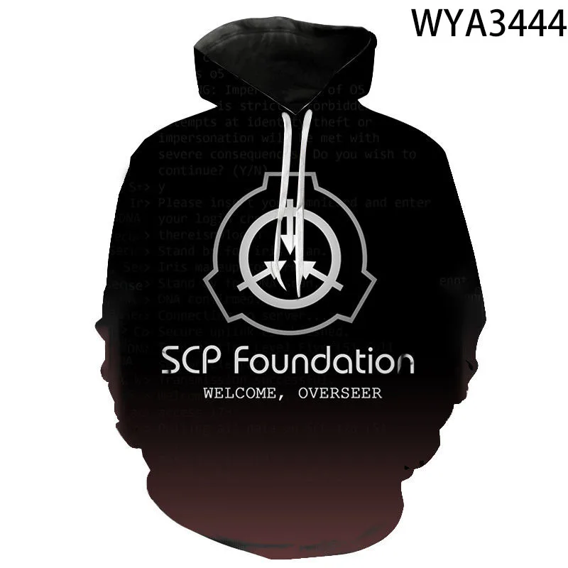 2022 New SCP3D Printing Hoodie Sportswear Men's and Women's Casual Fashion Sports All-match Harajuku Style Hooded Sweater
2022 New SCP3D Printing Hoodie Sportswear Men's and Women's Casual Fashion Sports All-match Harajuku Style Hooded Sweater