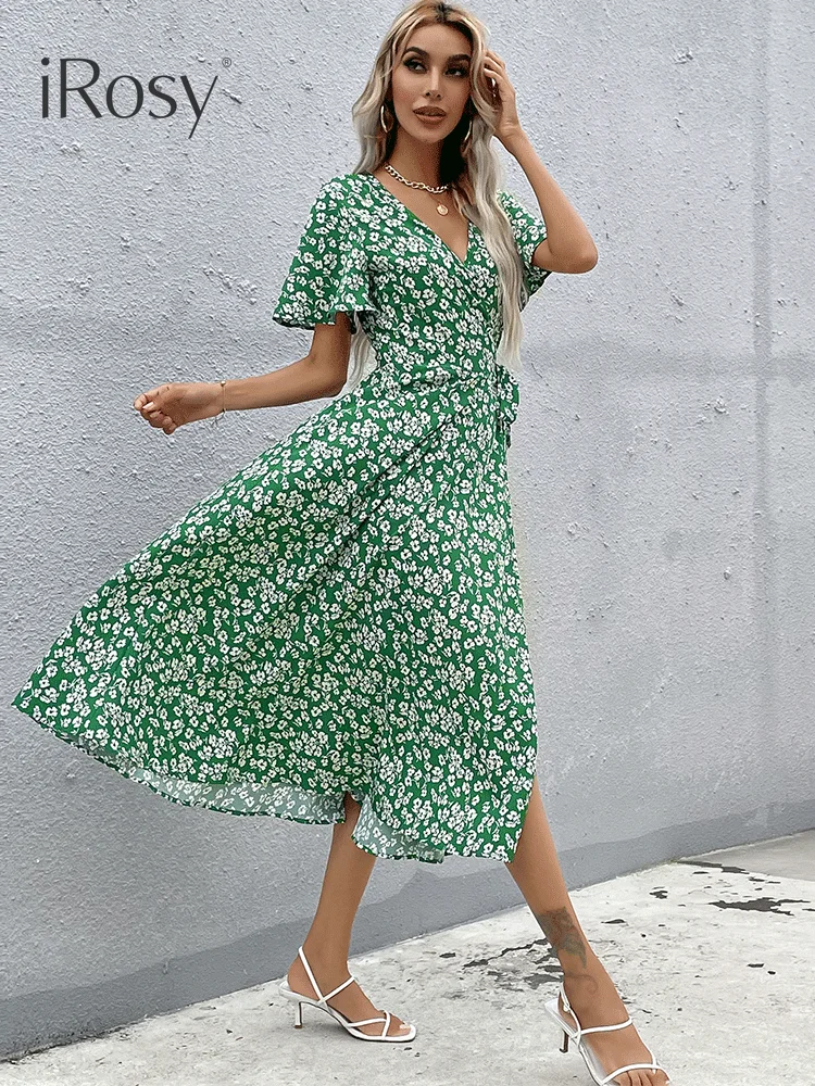 Elegant Long Dresses for Women 2022 New Fashion Female Vacation Beach Daily Party Short Sleeve V Neck Wrap Dress Streetwear Robe
Elegant Long Dresses for Women 2022 New Fashion Female Vacation Beach Daily Party Short Sleeve V Neck Wrap Dress Streetwear Robe