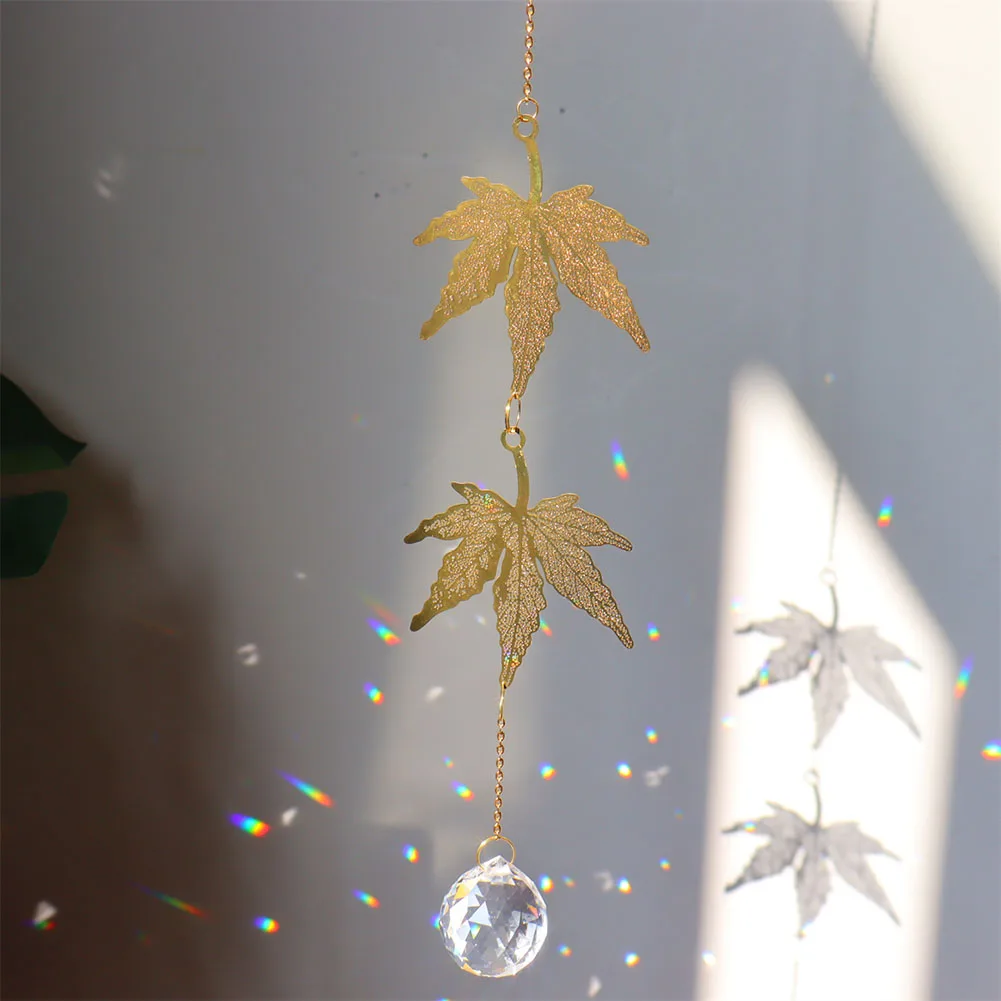Crystal Wind Chime Sun Catcher Diamond Prisms Pendant Lotus Ginkgo Maple Leaf Dream Catchers Rainbow Chaser Hanging Drop Decor
Crystal Wind Chime Sun Catcher Diamond Prisms Pendant Lotus Ginkgo Maple Leaf Dream Catchers Rainbow Chaser Hanging Drop Decor