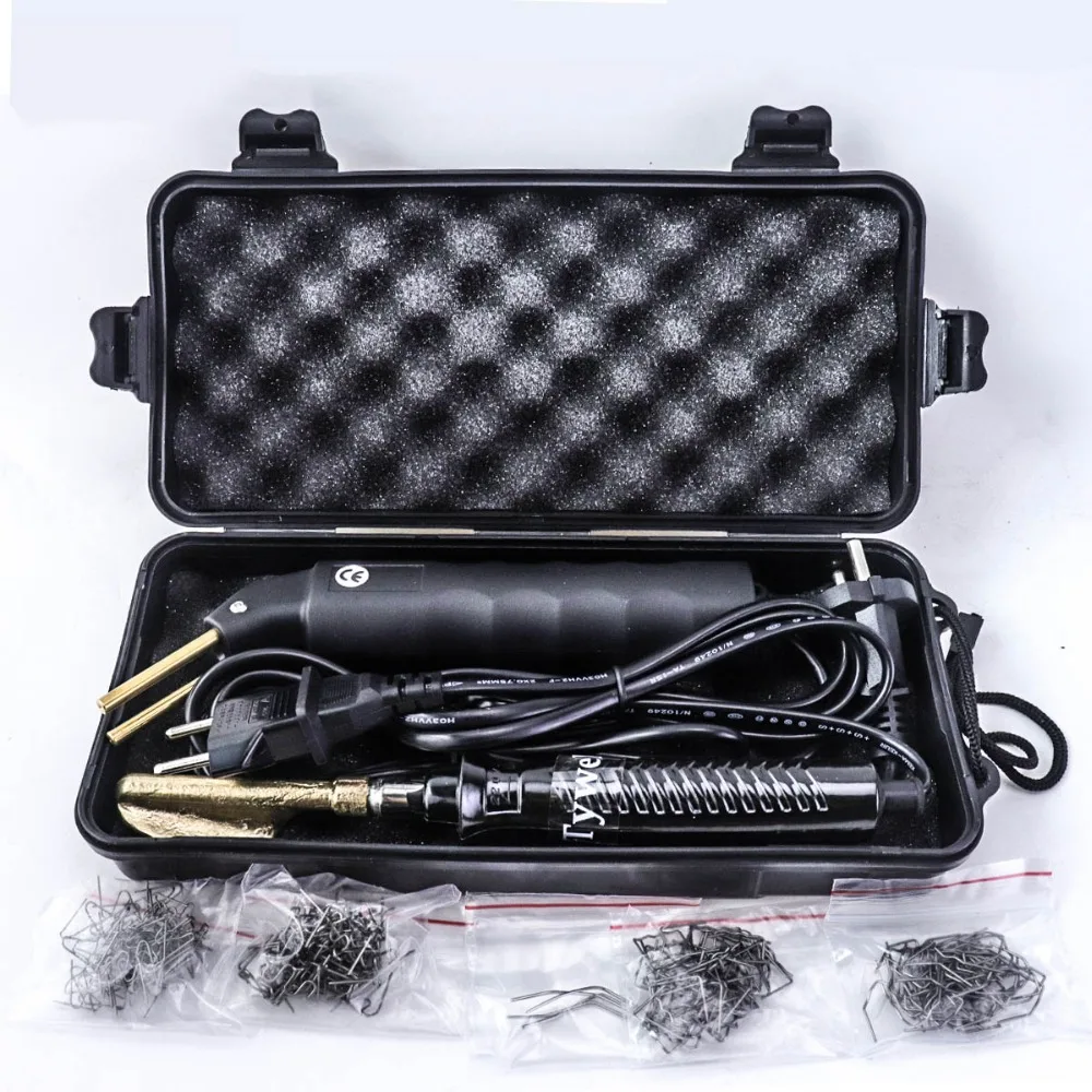 Professional Hot Stapler Plastic Repair System Welding Gun Bumper Fairing Auto Body Tool Plastic Welder Staple Soldering Iron
Professional Hot Stapler Plastic Repair System Welding Gun Bumper Fairing Auto Body Tool Plastic Welder Staple Soldering Iron