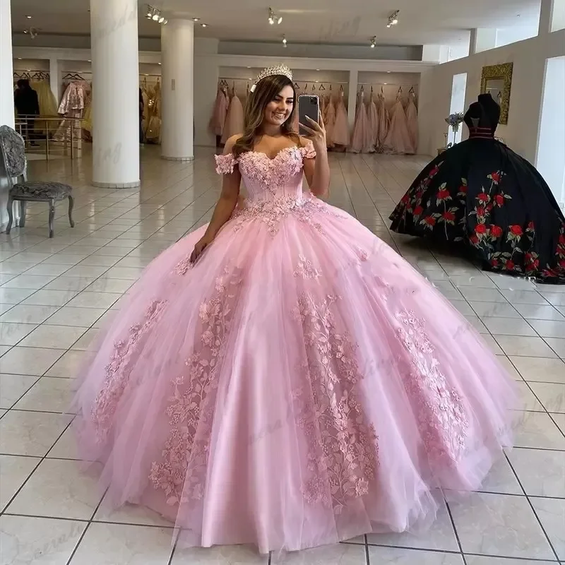2 STORE Sweetheart Ball Gown Quinceanera Dresses Sweet 16 Sexy Off-Shoulder Applique Lace Birthday Princess Party
2 STORE Sweetheart Ball Gown Quinceanera Dresses Sweet 16 Sexy Off-Shoulder Applique Lace Birthday Princess Party