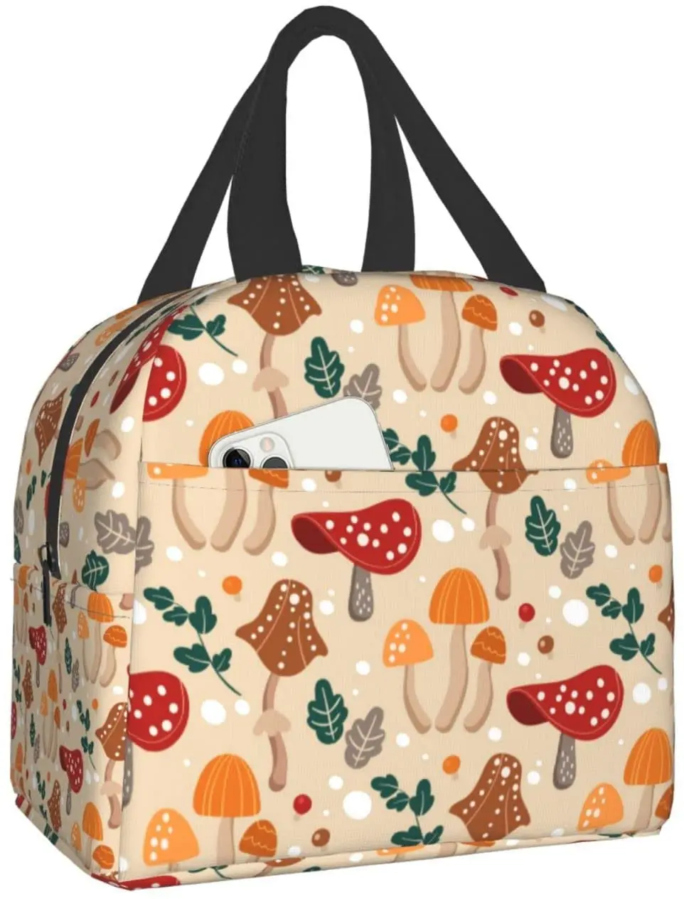 Cute mushroom Lunch Box , Bento Box Insulated Lunch Boxes Reusable Waterproof Lunch Bag With Front Pocket For Office Picnic
Cute mushroom Lunch Box , Bento Box Insulated Lunch Boxes Reusable Waterproof Lunch Bag With Front Pocket For Office Picnic