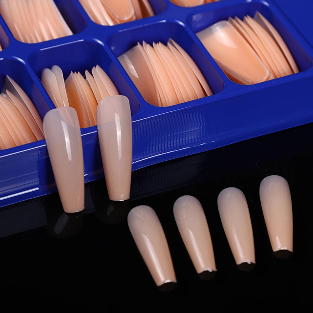 100pcs Nude Acrylic Extension Fake Nails Keen French Long Ballet False Nail DIY Nail Coffin Artifical Acrylic Tips Nail Art Tool
100pcs Nude Acrylic Extension Fake Nails Keen French Long Ballet False Nail DIY Nail Coffin Artifical Acrylic Tips Nail Art Tool