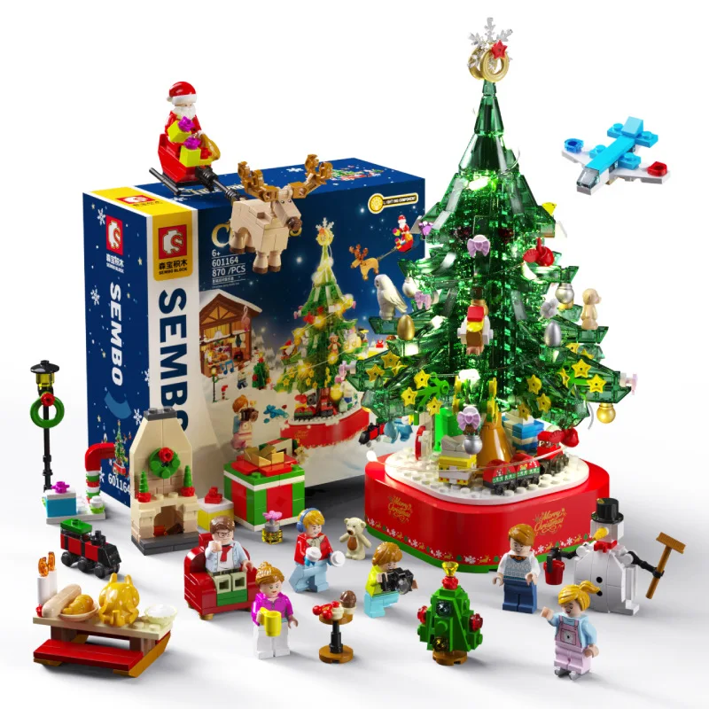 Building Blocks Bricks DIY Christmas Tree Music Box Potted Bouquet Home Decoration Desktop Ornament Girl Gift Children's Toys
Building Blocks Bricks DIY Christmas Tree Music Box Potted Bouquet Home Decoration Desktop Ornament Girl Gift Children's Toys