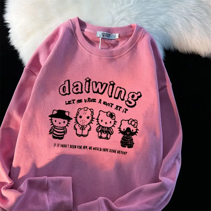 Kawaii Sanrio Hellokitty аниме Kawaii модные Универсальные модные толстовки милые Повседневные Удобные искусственные
Kawaii Sanrio Hellokitty аниме Kawaii модные Универсальные модные толстовки милые Повседневные Удобные искусственные