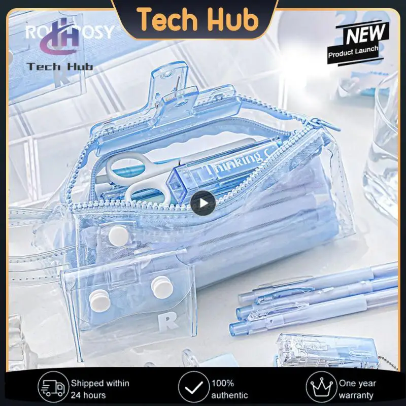 Storage Bag Functional Convenient Pencil Case High Quality Spacious Transparent Pencil Case Gift Idea High Capacity Fashionable
Storage Bag Functional Convenient Pencil Case High Quality Spacious Transparent Pencil Case Gift Idea High Capacity Fashionable