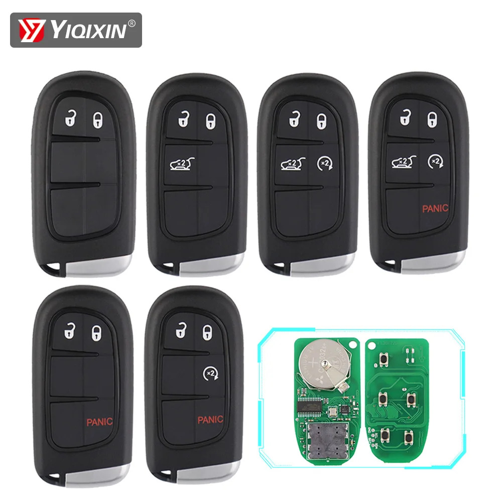 Умный Автомобильный Дистанционный ключ для Jeep Cherokee Chrysler Compass Renegade Dodge Durango RAM GQ4-54T