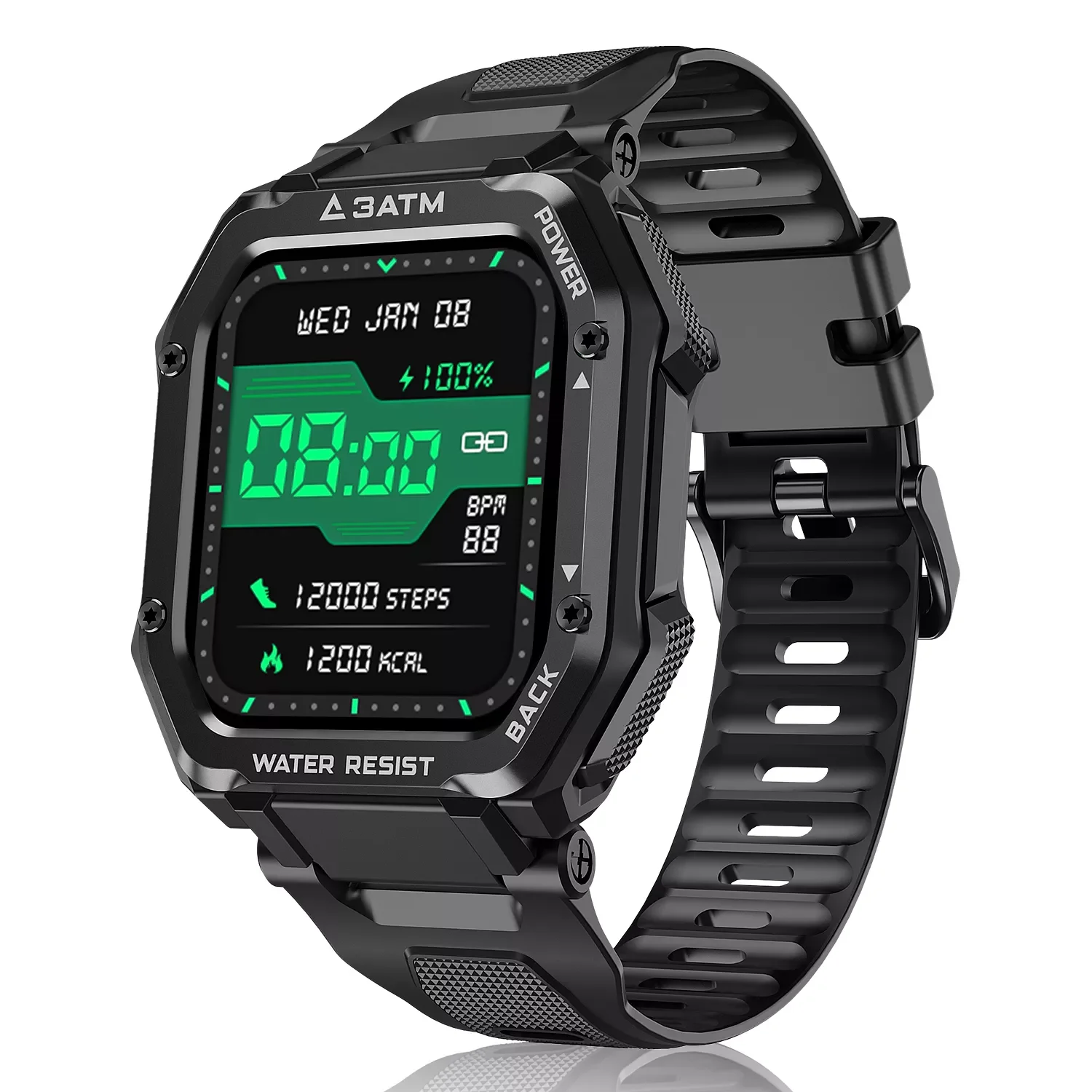 Canmixs ROCK Smart Watch 1.69inch Touch Men Women Heart Rate Monitoring Sports Smartwatches Blood Oxygen 3ATM Waterproof for ios
Canmixs ROCK Smart Watch 1.69inch Touch Men Women Heart Rate Monitoring Sports Smartwatches Blood Oxygen 3ATM Waterproof for ios