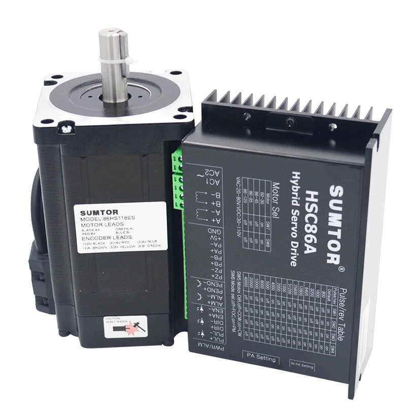 In Europe Germany Free NEMA 34 Stepper Motor With Encoder HSC86A Step Motor Driver 86HS Closed Stepper Motor Set S
In Europe Germany Free NEMA 34 Stepper Motor With Encoder HSC86A Step Motor Driver 86HS Closed Stepper Motor Set S