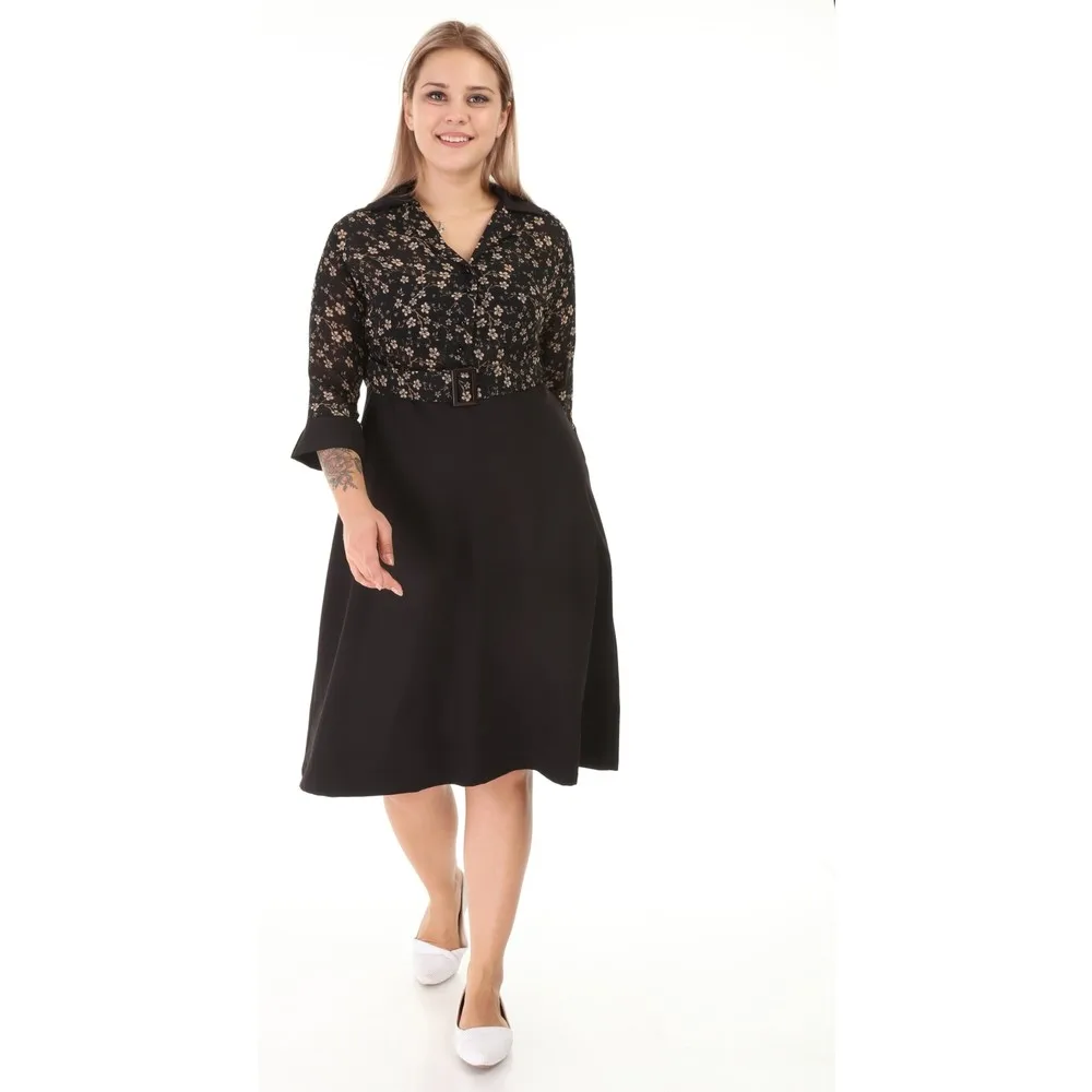 Dorlie женское офисное платье большого размера с рукавом три четверти черное 1629
Dorlie женское офисное платье большого размера с рукавом три четверти черное 1629