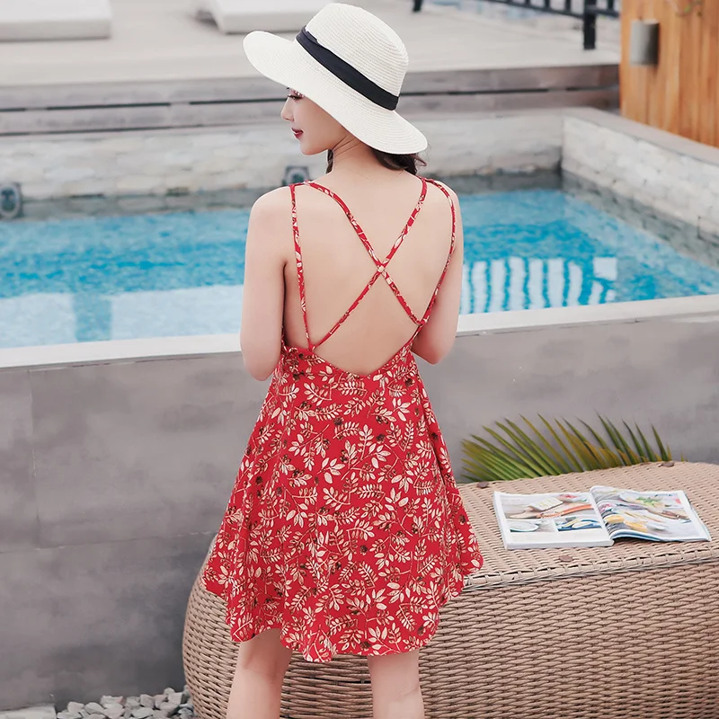 Sexy backless deep V mini puffy skirt small skirt chiffon dress bohemian beach holiday skirt
Sexy backless deep V mini puffy skirt small skirt chiffon dress bohemian beach holiday skirt