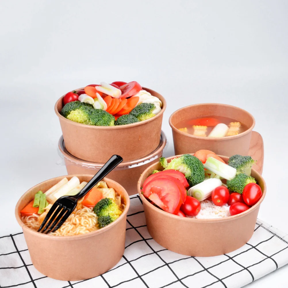 Bowls Paper Disposable Containers Cups Soupwith Lids Meal Cream Ice Box Prep Salad Kraft Sundae Storage Snack Takelunch Out
Bowls Paper Disposable Containers Cups Soupwith Lids Meal Cream Ice Box Prep Salad Kraft Sundae Storage Snack Takelunch Out