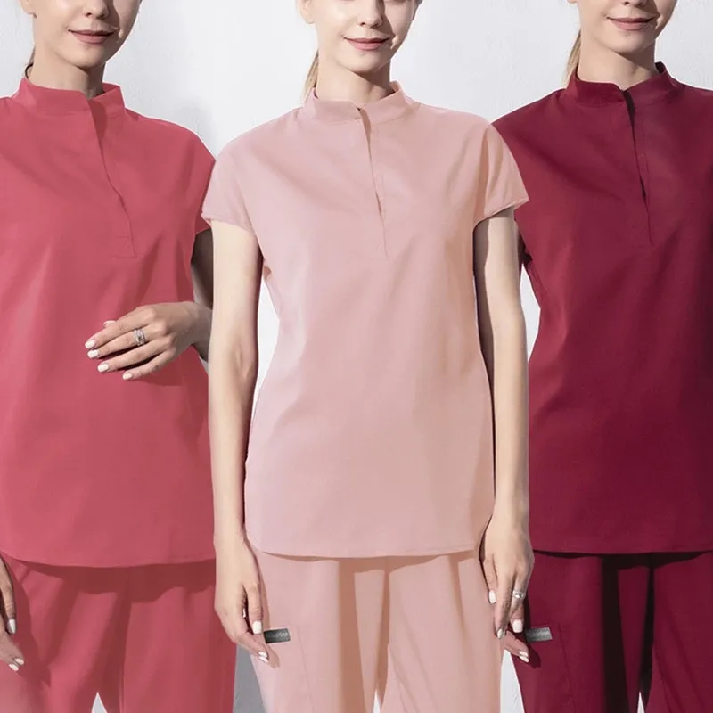 Beautician Beauty Salon Pet Care Medical Uniform Ladies Casual New Slim Set Nurse Pharmacy Spa Laboratory Workwear Scrubs Suit
Beautician Beauty Salon Pet Care Medical Uniform Ladies Casual New Slim Set Nurse Pharmacy Spa Laboratory Workwear Scrubs Suit