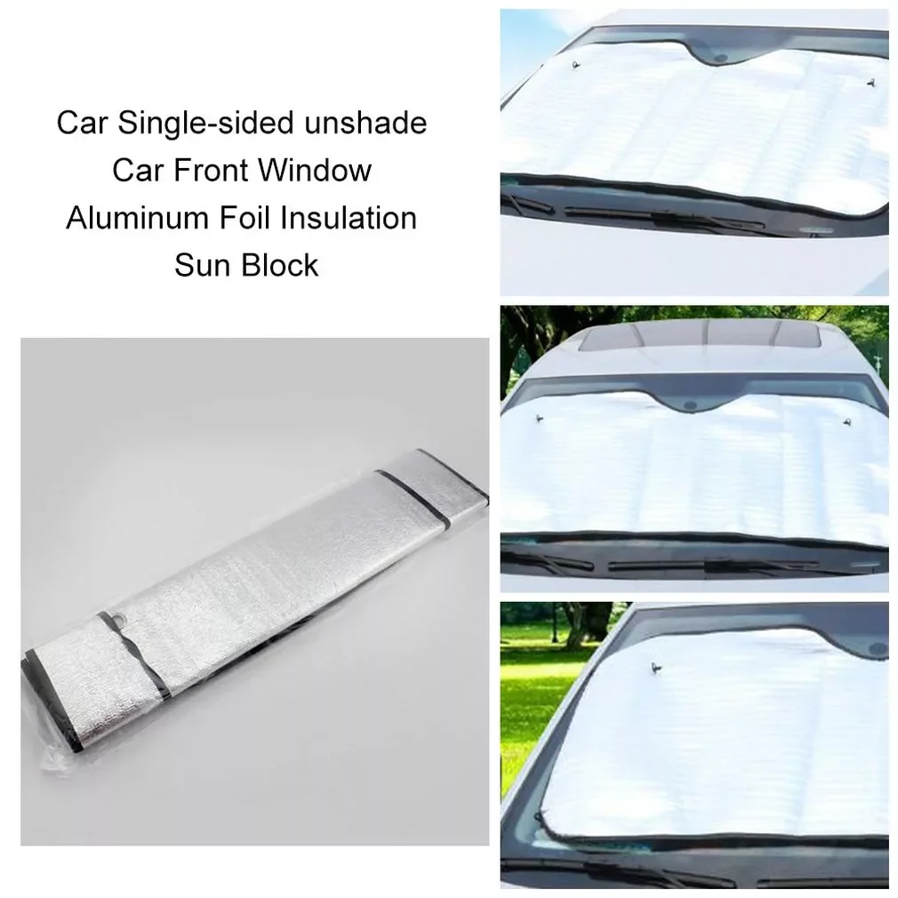 Car Single-sided Sunshade Car Front Window Sun Shade Aluminum Foil Insulation Sun Block Window Windshield Cover
Car Single-sided Sunshade Car Front Window Sun Shade Aluminum Foil Insulation Sun Block Window Windshield Cover