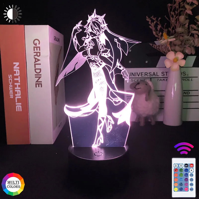 Genshin ударная фигурка Розария косплей 3D светильник аниме лампа для детского подарка спальня светодиодная декоративная прикроватная лампа
Genshin ударная фигурка Розария косплей 3D светильник аниме лампа для детского подарка спальня светодиодная декоративная прикроватная лампа