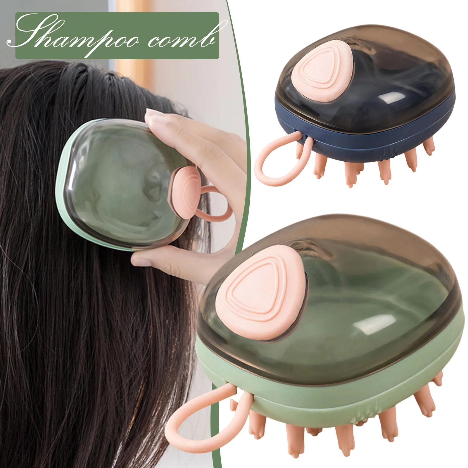 Silicone Hair Scalp Massager Shampoo Comb Brush Bath Massage Brush Scalp Massager Bathroom Accessories Hair Shower Brush Comb
Silicone Hair Scalp Massager Shampoo Comb Brush Bath Massage Brush Scalp Massager Bathroom Accessories Hair Shower Brush Comb