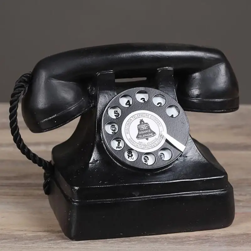 Large Creative Retro Decorative Phone Model, Vintage Rotary Telephone Decoration Statue Antique Phone Figurine for Cafe Bar Home
Large Creative Retro Decorative Phone Model, Vintage Rotary Telephone Decoration Statue Antique Phone Figurine for Cafe Bar Home