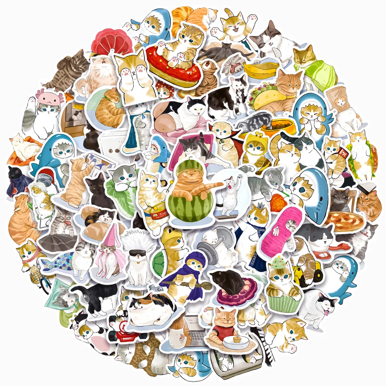 10/30/50PCS new ink cat graffiti stickers, skateboard tablet computer helmet laptop waterproof stickers
10/30/50PCS new ink cat graffiti stickers, skateboard tablet computer helmet laptop waterproof stickers