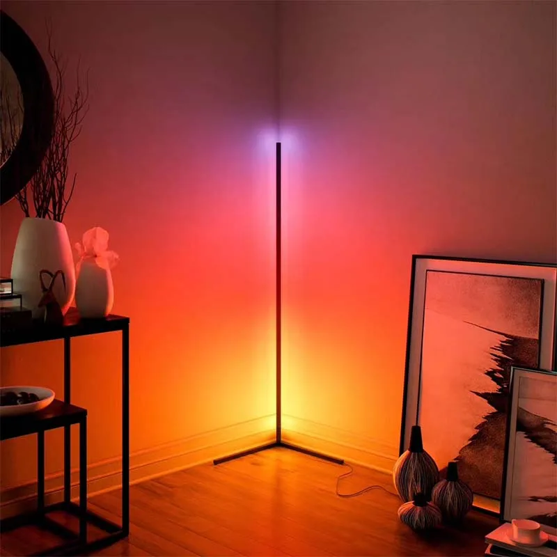 Floor Lamp RGB-Changing Dimmable With APP And Remote Control Colorful Lamp Corner Decoration Lamp For Living Room Bedroom
Floor Lamp RGB-Changing Dimmable With APP And Remote Control Colorful Lamp Corner Decoration Lamp For Living Room Bedroom