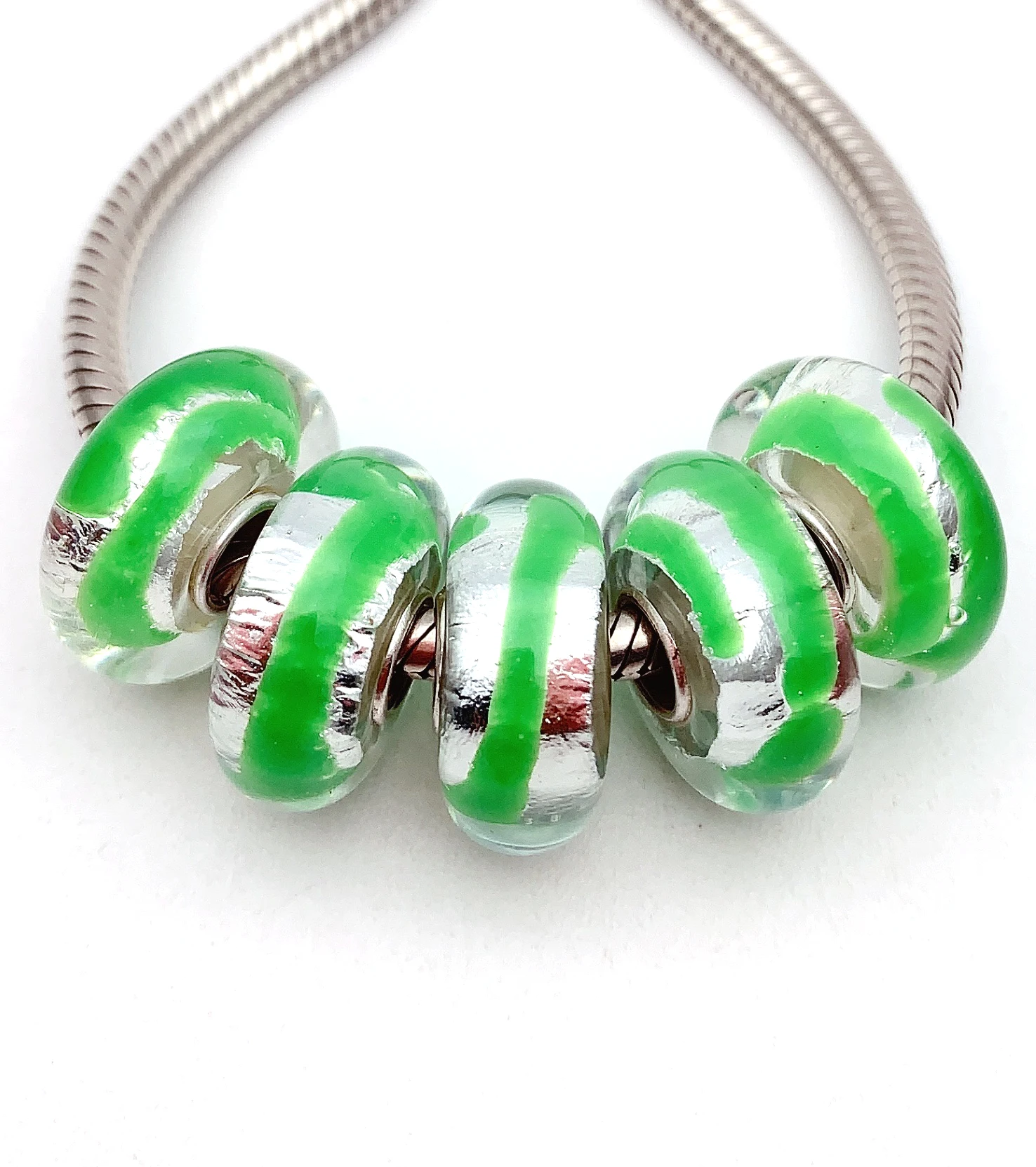 XHYG278 5X 100% Authenticity S925 Sterling Silver Beads Murano GlassBeads Fit European Charms Bracelet Diy Jewelry Lampwork
XHYG278 5X 100% Authenticity S925 Sterling Silver Beads Murano GlassBeads Fit European Charms Bracelet Diy Jewelry Lampwork