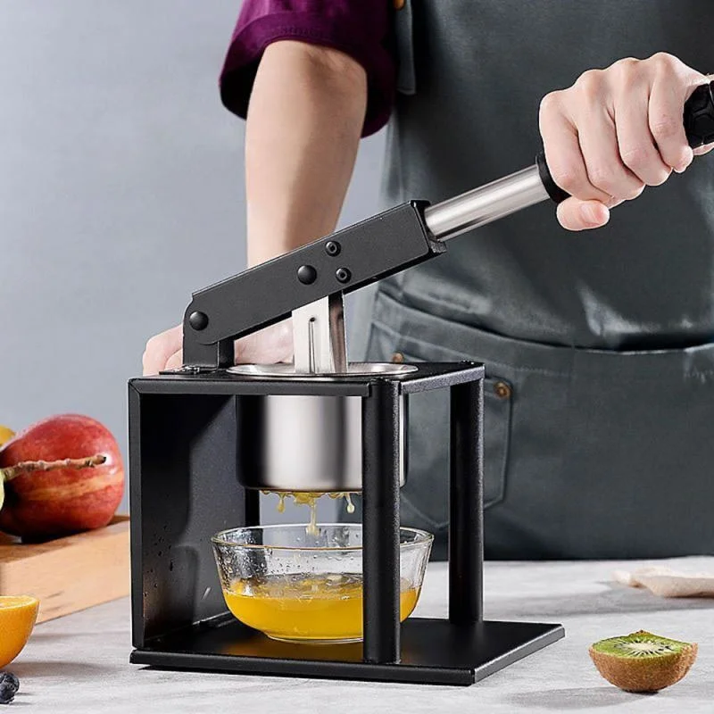 Manual Juicers Squeezing Watermelon Pomegranate Apple Orange Juice Consumer And Commercial Black Stainless Steel Simple Juicers
Manual Juicers Squeezing Watermelon Pomegranate Apple Orange Juice Consumer And Commercial Black Stainless Steel Simple Juicers