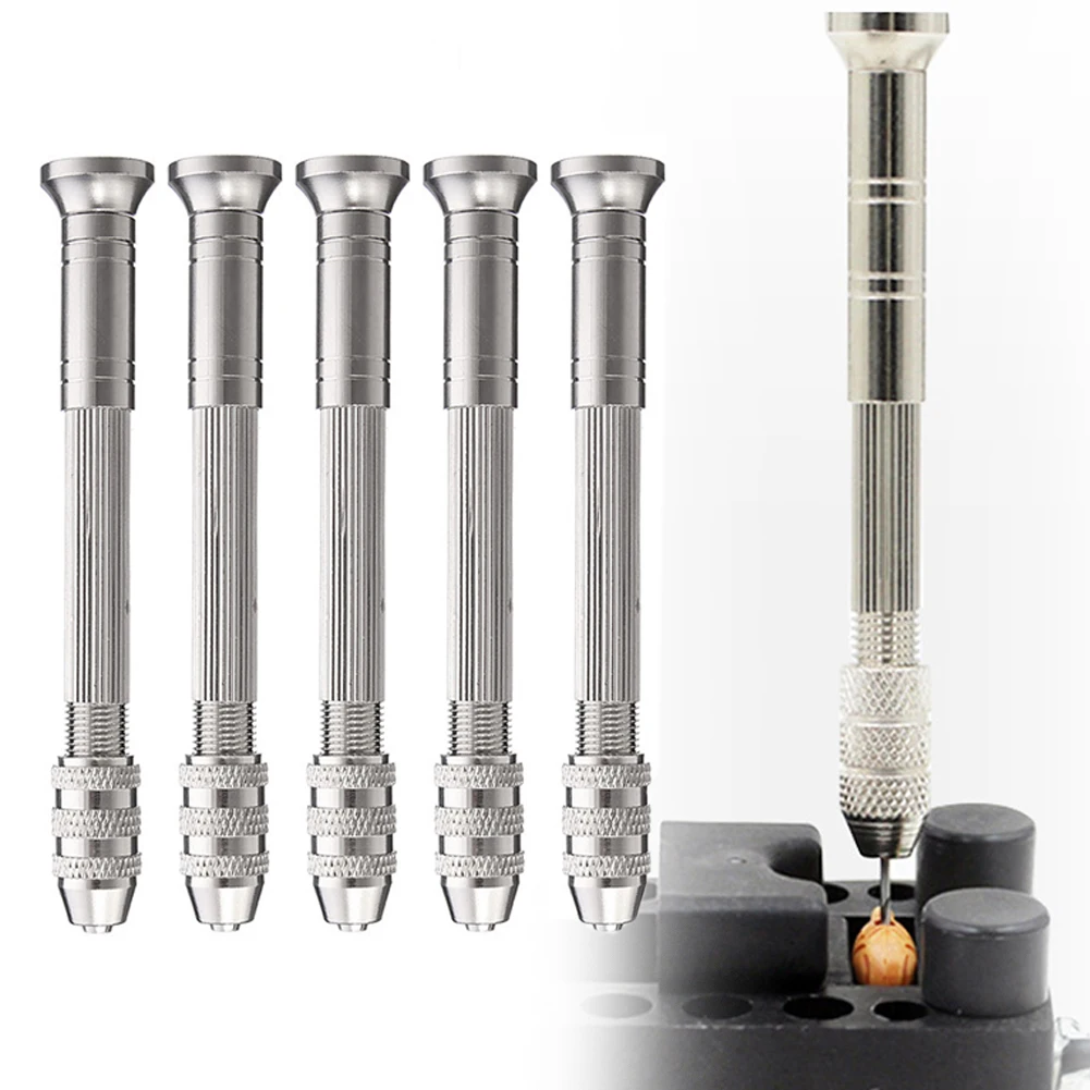 5PCS Hand Drill 0.3-3.2mm Chuck Clamping AluminumAlloy For Models Hobby DIY Woodworking Drilling Tools Accessories
5PCS Hand Drill 0.3-3.2mm Chuck Clamping AluminumAlloy For Models Hobby DIY Woodworking Drilling Tools Accessories
