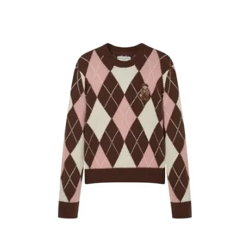 Vintage Plaid Knitted Pullovers Sweater Full Sleeves Autumn Winter Crop Tops Lady Jumpers Clothes
Vintage Plaid Knitted Pullovers Sweater Full Sleeves Autumn Winter Crop Tops Lady Jumpers Clothes