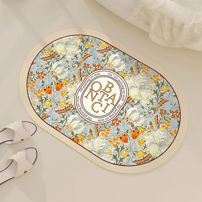 French Retro Floral Bathroom Entrance Door Mat Non-Slip Rug Kitchen Small Rug Corridor Porch Rug Customizable
French Retro Floral Bathroom Entrance Door Mat Non-Slip Rug Kitchen Small Rug Corridor Porch Rug Customizable