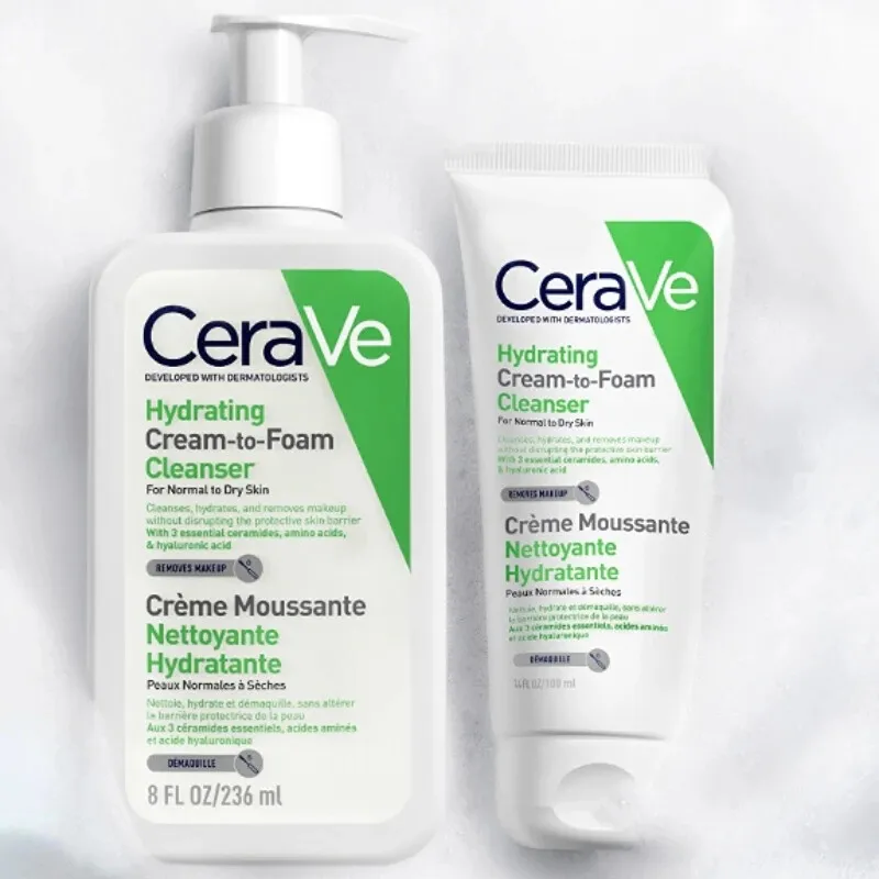 2pcs CeraVe Hydrating Facial Cleanser Repair Sensitive Skin Moisturizing No Foaming Gentle Cleaning Non-Drying Beauty 100/236g
2pcs CeraVe Hydrating Facial Cleanser Repair Sensitive Skin Moisturizing No Foaming Gentle Cleaning Non-Drying Beauty 100/236g