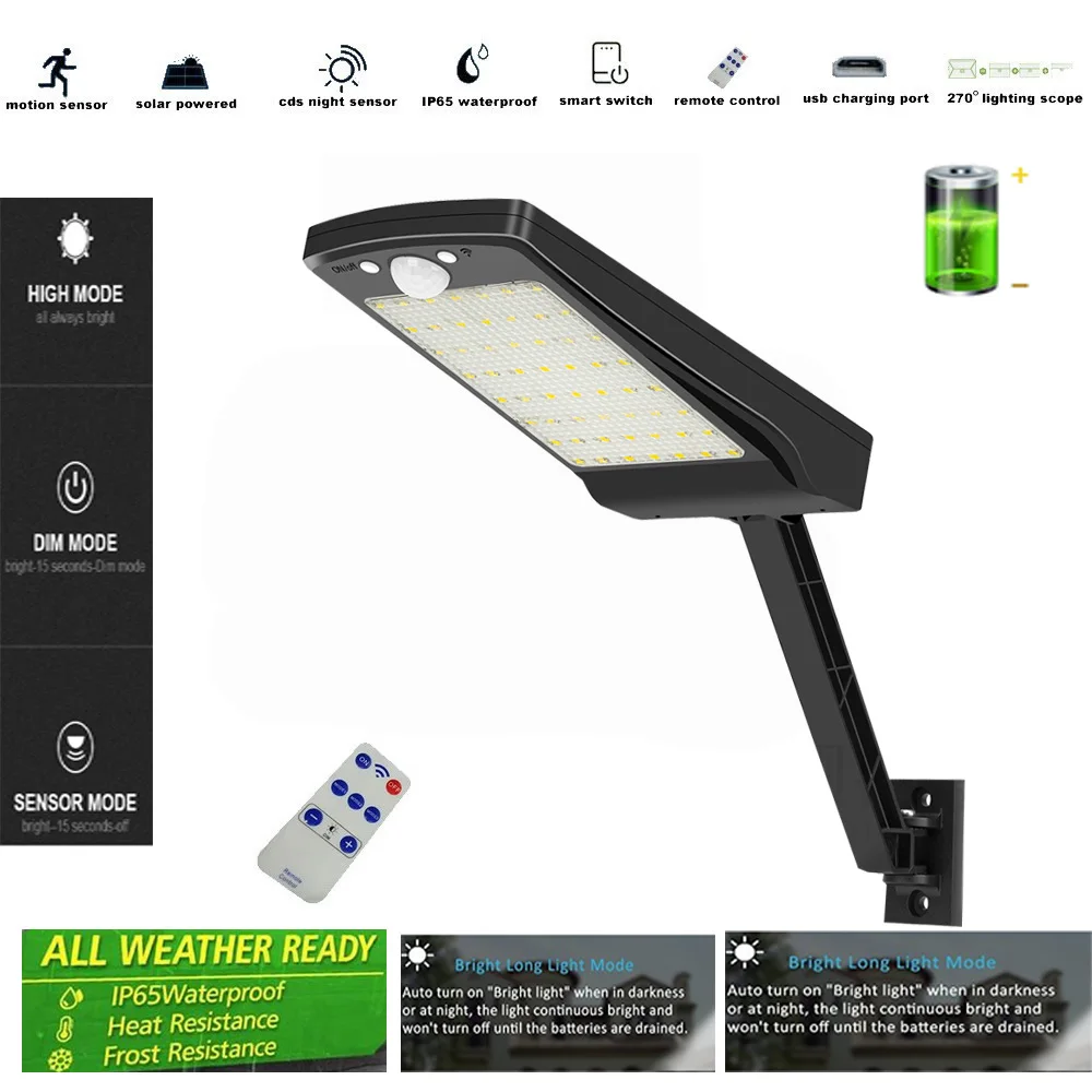 Solar yard lights outdoor waterproof Street Yard Garden Solar Lamp focos solares para patio Motion Sensor Security Lighting
Solar yard lights outdoor waterproof Street Yard Garden Solar Lamp focos solares para patio Motion Sensor Security Lighting