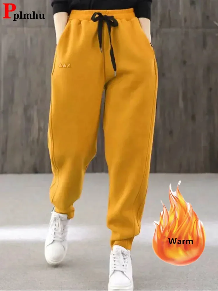 Oversized 5xl Thicken Sweatpants Womens Warm Plus Velvet Harem Pants Snow Fashion Boyfriend Pantalones High Waist Winter Trouser
Oversized 5xl Thicken Sweatpants Womens Warm Plus Velvet Harem Pants Snow Fashion Boyfriend Pantalones High Waist Winter Trouser