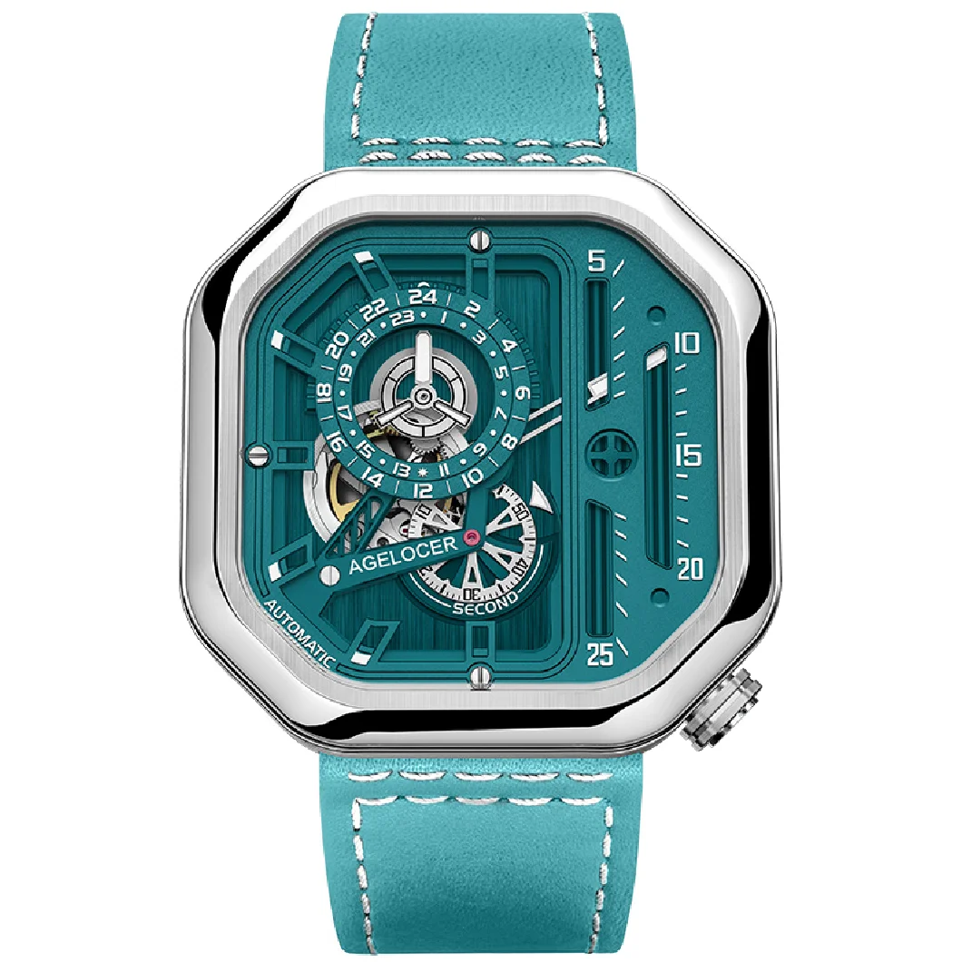 AGELOCER New Desigin Green Woman Mechanical Watch Sapphire Street Style Casual Fashion Automatic Watches aaa Ladies Watch 
AGELOCER New Desigin Green Woman Mechanical Watch Sapphire Street Style Casual Fashion Automatic Watches aaa Ladies Watch