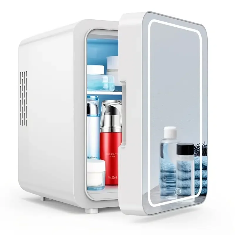 Mini Refrigerator, 4 Liter/6 Can Small Refrigerator-AC/DC Cooler & Warmer For Bedroom Dorm Car Office Desk-Portable Compact Tiny
Mini Refrigerator, 4 Liter/6 Can Small Refrigerator-AC/DC Cooler & Warmer For Bedroom Dorm Car Office Desk-Portable Compact Tiny