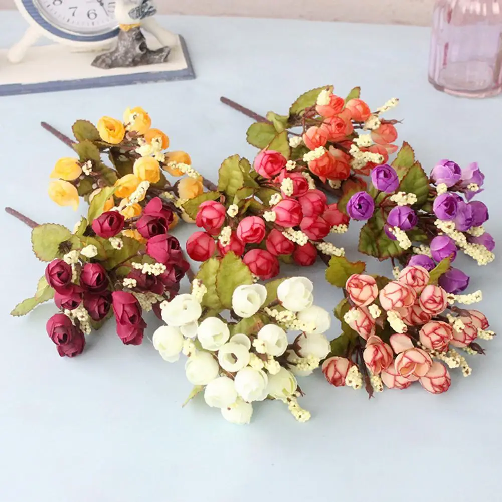 Eye-catching Realistic Looking Faux Silk Flower Vivid Fake Flower Desktop Ornament For Home Rose Artificial Flowers/Plants
Eye-catching Realistic Looking Faux Silk Flower Vivid Fake Flower Desktop Ornament For Home Rose Artificial Flowers/Plants