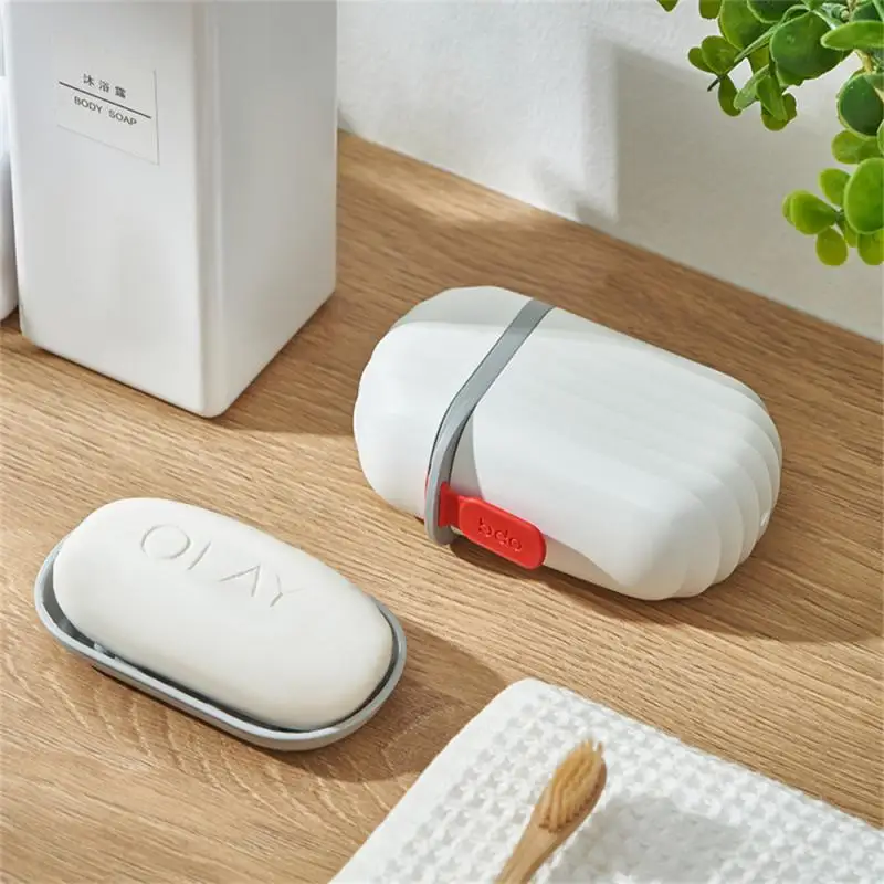 Portable Soap Holder Soap Box Dispenser Plastic With Cover Soap Dish Bathroom Products Waterproof Soap Container Creative
Portable Soap Holder Soap Box Dispenser Plastic With Cover Soap Dish Bathroom Products Waterproof Soap Container Creative