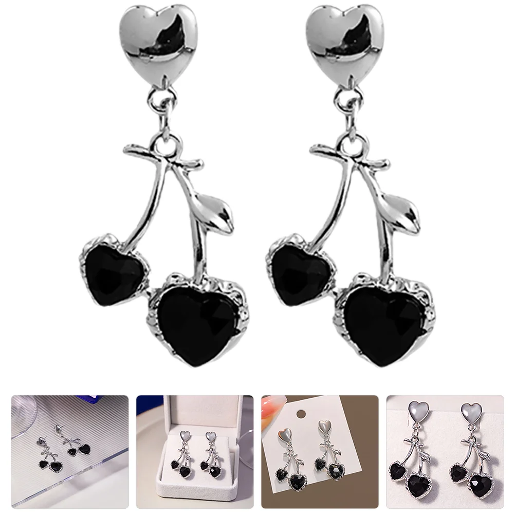 1 Pair Heart Cherry Charm Earrings Dangle Earrings Women Decorative Earrings Girl Earrings
1 Pair Heart Cherry Charm Earrings Dangle Earrings Women Decorative Earrings Girl Earrings